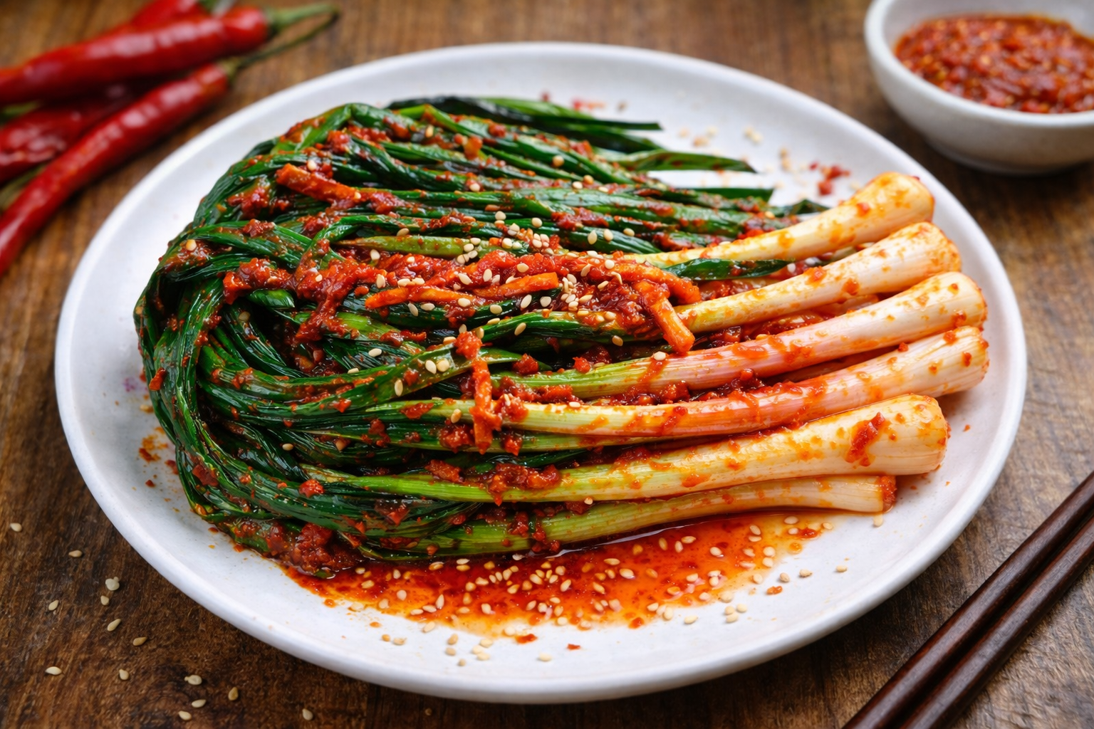 쪽파김치